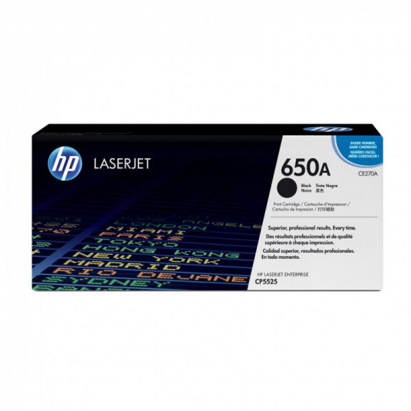 Картридж для принтера и МФУ HP CE270A черный 650A