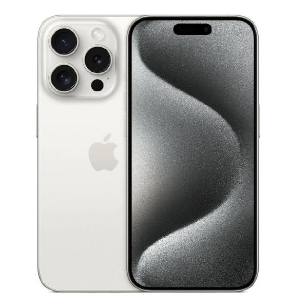 Мобильный телефон Apple iPhone 15 Pro 2023 iOS /1 ТБ белый титан MTQJ3ZA/A